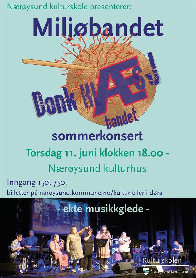 Event image Sommerkonsert med miljøbandet Donk Klæsj