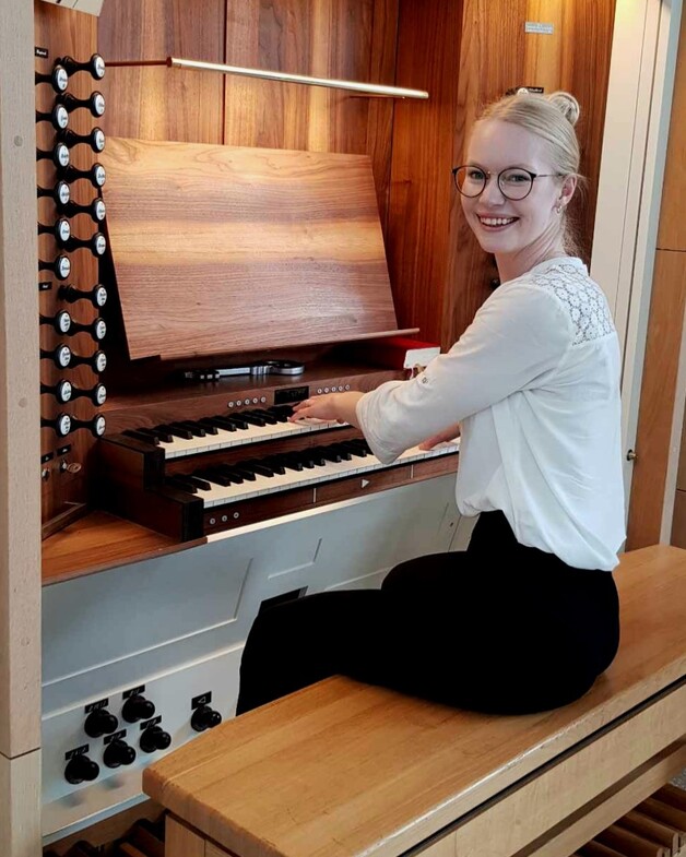 Event image Vestfold orgelfestival 2026 – «Der folk bor» - Konsert med Ellinor Grimnes