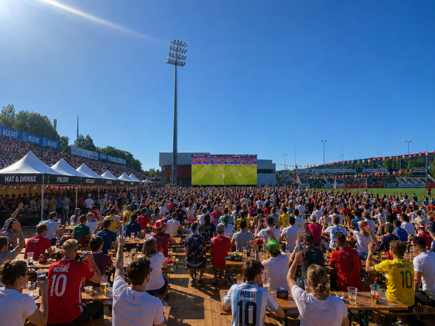 Event image VM-FEST PÅ GJEMSELUND: NORGE - IRAK