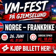Event image VM-FEST PÅ GJEMSELUND: NORGE - FRANKRIKE