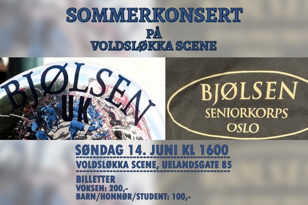 Event image Bjølsen Ungdomskorps & Bjølsen Seniorkorps: Sommerkonsert