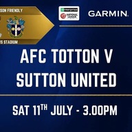 Event image AFC Totton v Sutton United - Pre Season Friendly 