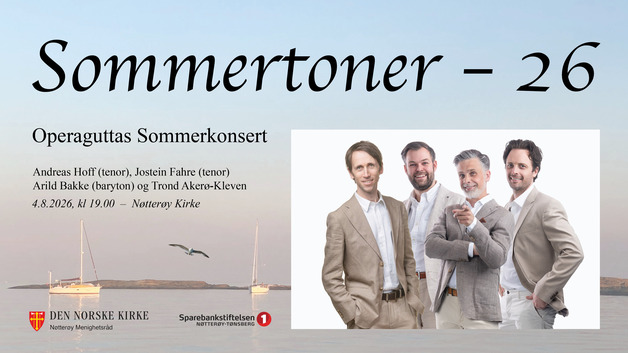 Event image Operaguttas Sommerkonsert 2026 i Nøtterøy Kirke