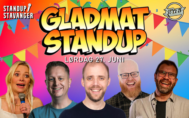Event image Gladmat-standup på Blåveis - 27. juni