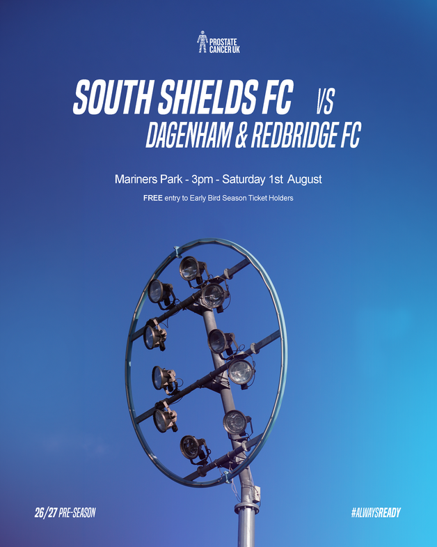 Event image South Shields FC v Dagenham and Redbridge FC (Pre-Season)