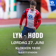 Event image OBOS-ligaen: Lyn - Hødd