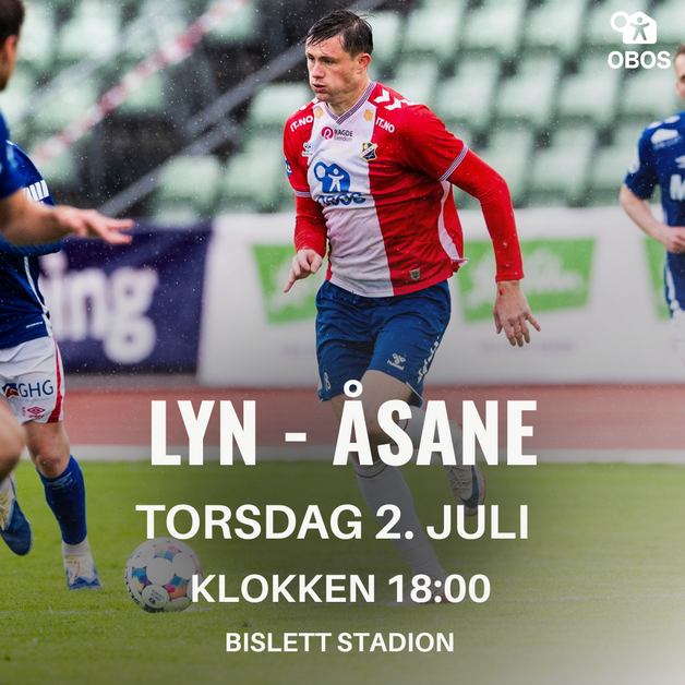 Event image OBOS-ligaen: Lyn - Åsane