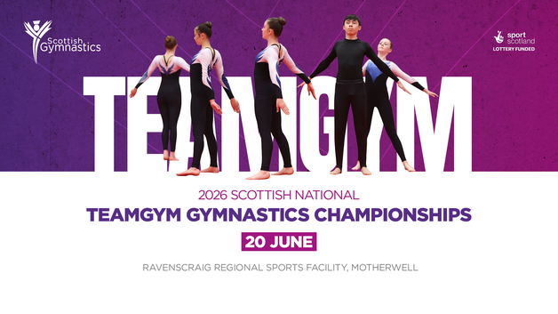 Event image Scottish Gymnastics 2026 Scottish National TeamGym Gymnastics Championships and Thistle Tournament