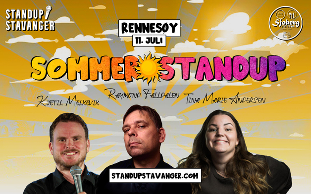 Event image Sommer☀️Standup på Sjøberg Hotell (Rennesøy) - 11. juli