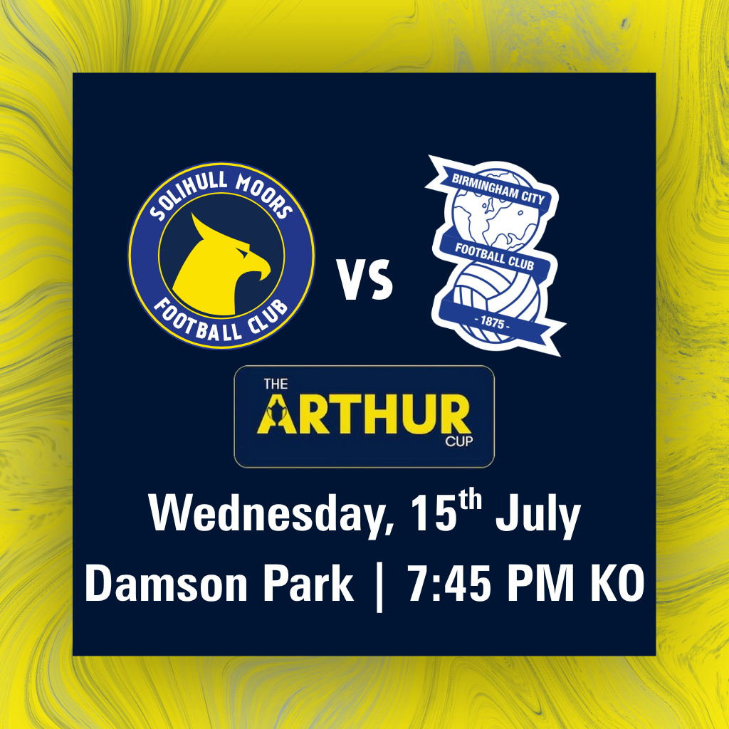 Event image Solihull Moors v Birmingham City: The Arthur Cup 26/27