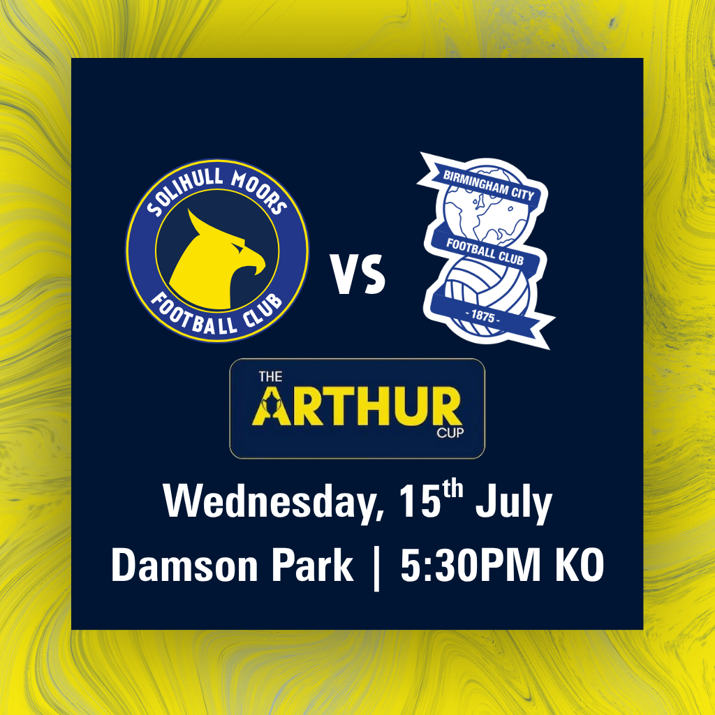 Event image Solihull Moors v Birmingham City: The Arthur Cup 26/27