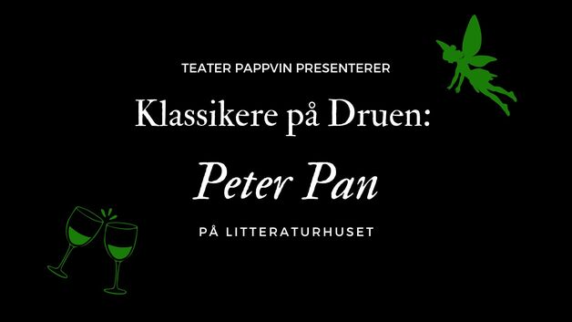 Bilde for arrangement Klassikere på Druen: Peter Pan (for voksne)