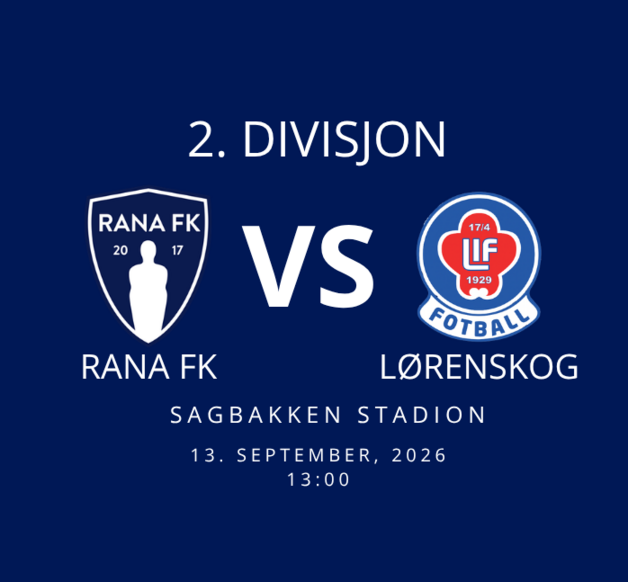 Event image Rana FK - Lørenskog