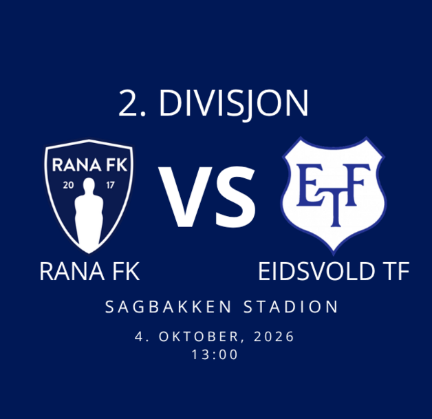 Event image Rana FK - Eidsvold TF