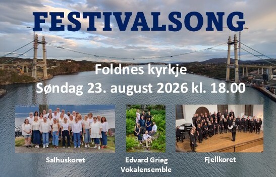 Event image Festivalsong - Fjellkoret, Salhuskoret og Edvard Grieg Vokalensemble