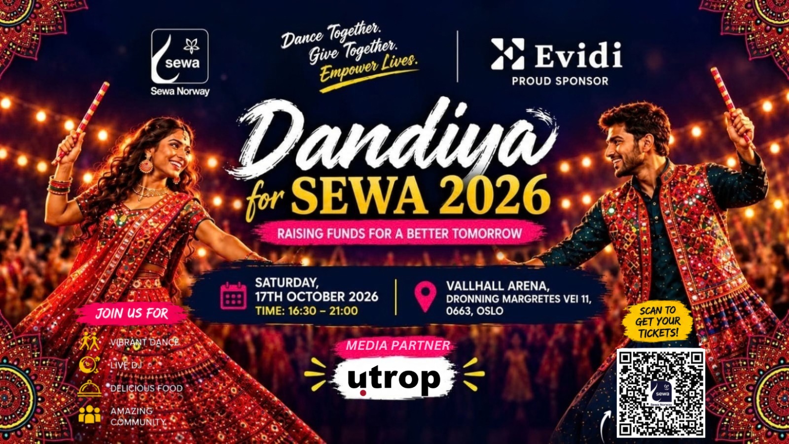 Event image Dandiya for SEWA 2026