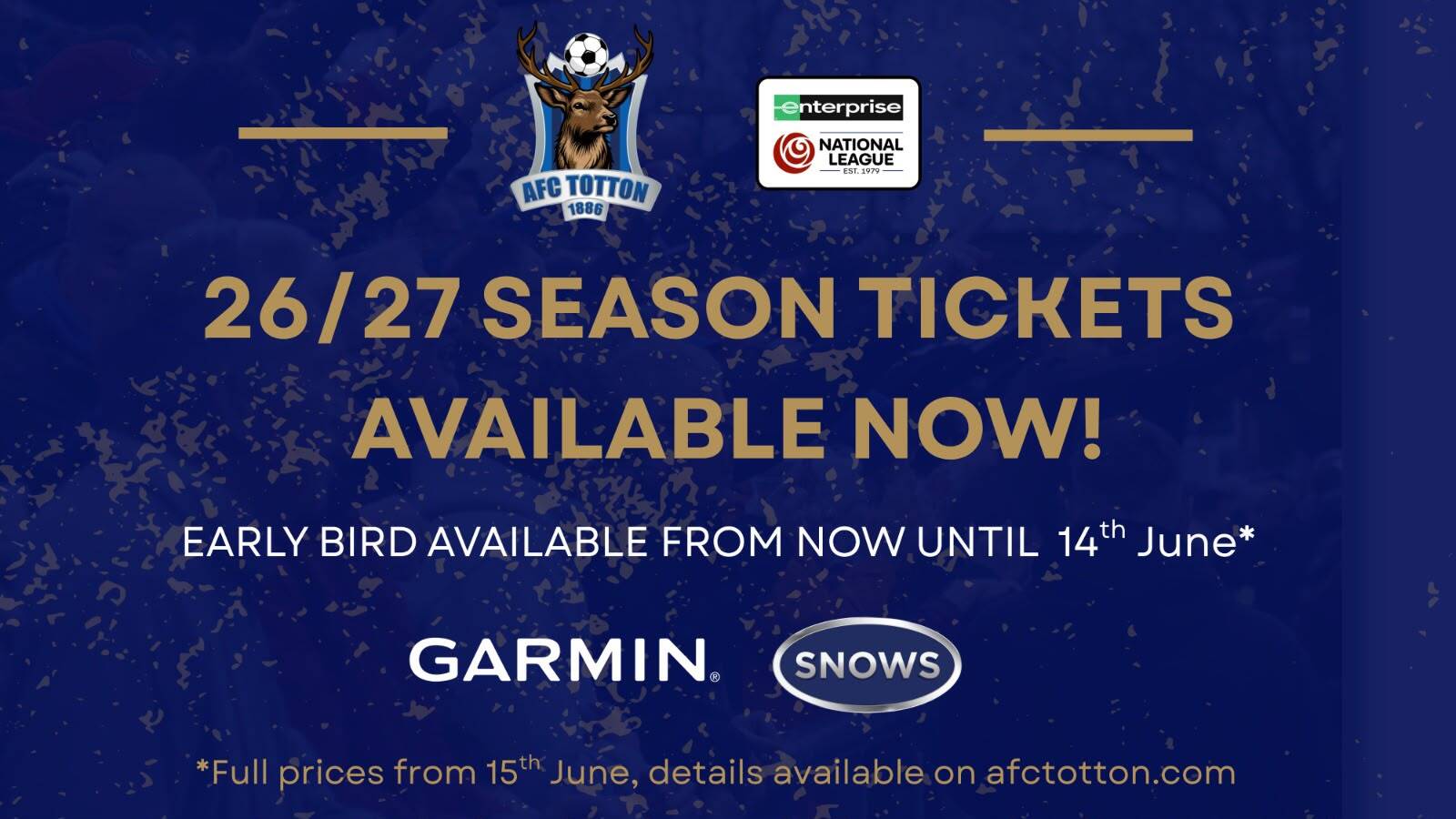 Event image Hospitality Season Tickets 