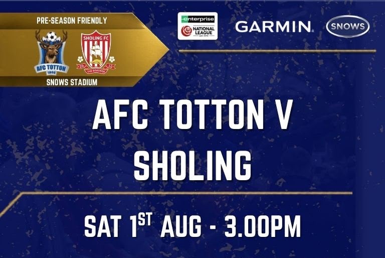 Event image AFC Totton v Sholing - Pre Season Friendly 