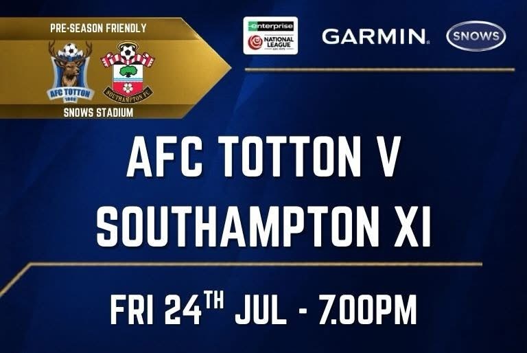 Event image AFC Totton v Southampton XI - Pre Season Friendly 