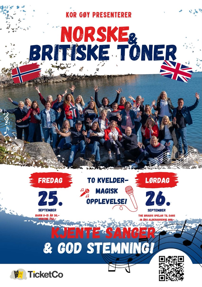 Event image Kor Gøy inviterer til Norske og Britiske toner!