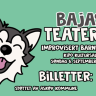 Event image BajasTeateret i Kipo Kultursal 6. September 2026!