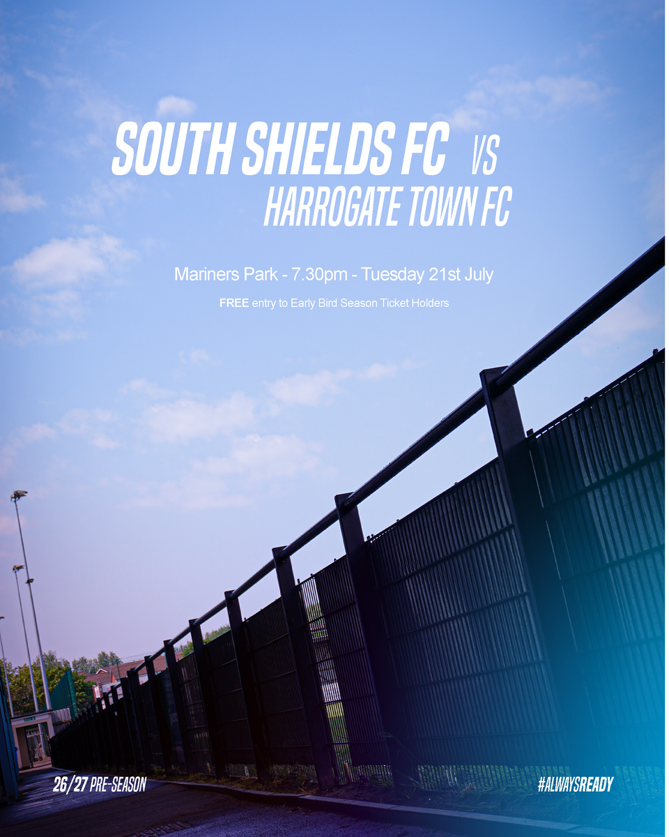 Event image South Shields FC v Harrogate Town A.F.C (Pre-Season)