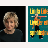 Event image Sleppfest for Linda Eides Livet er eit språksjov. Ei bok om kva språket har gjort med meg