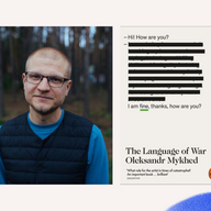 Event image Ukraina på Litteraturhuset: ukrainsk samtidslitteratur med Oleksandr Mykhed