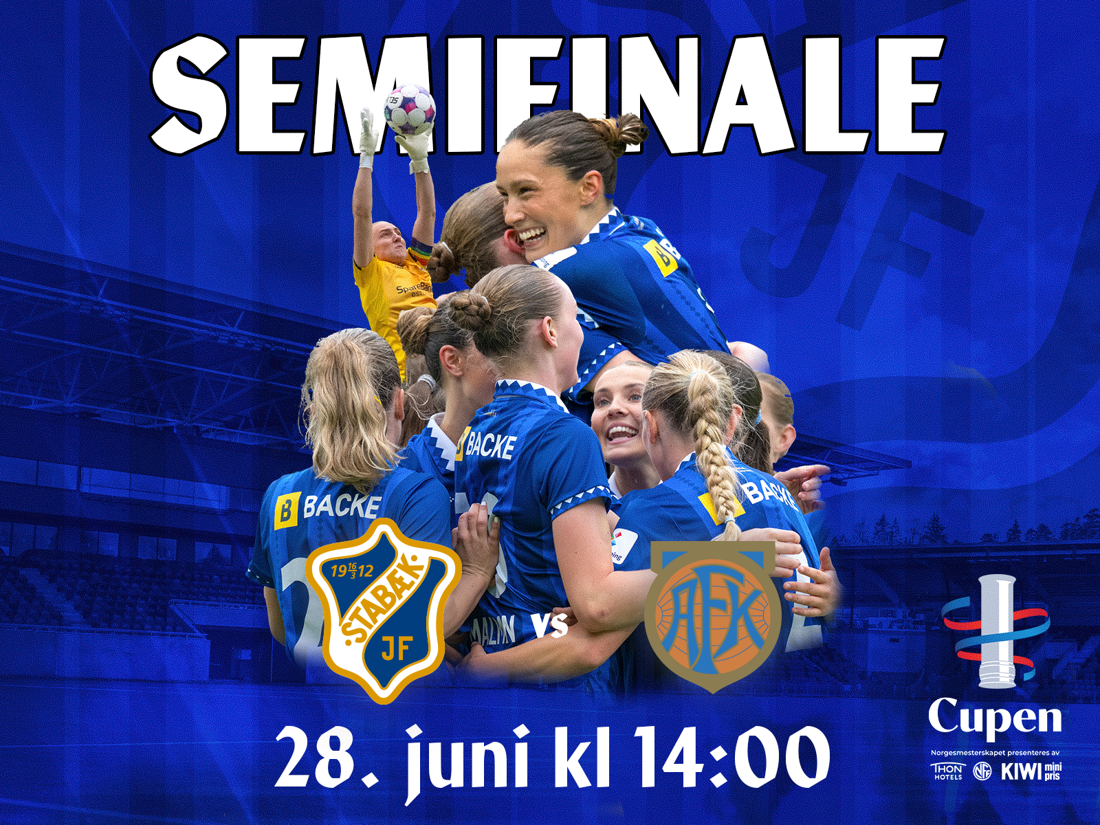 Event image NM Semifinale Kvinner: Stabæk Fotball - Aalesund