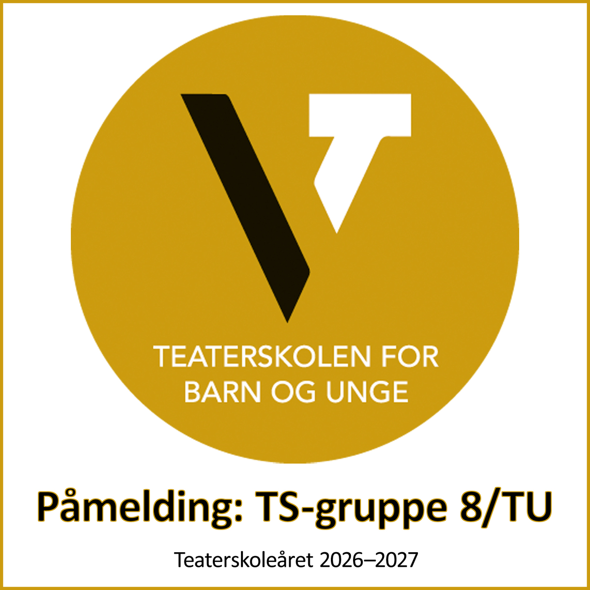 Event image Teaterskolen: TS-gruppe 8 – TU