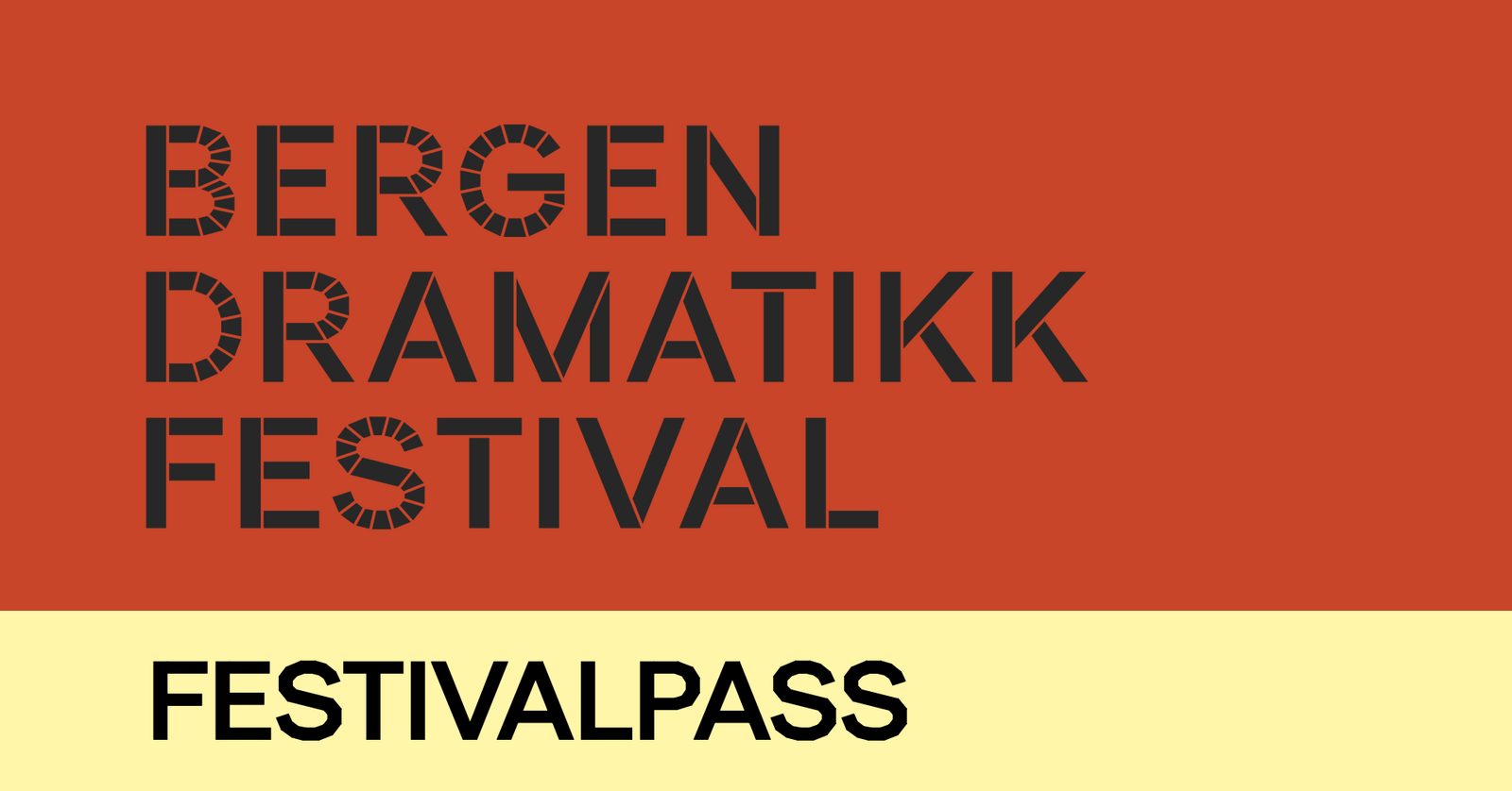 FESTIVALPASS BERGEN DRAMATIKKFESTIVAL 2026
