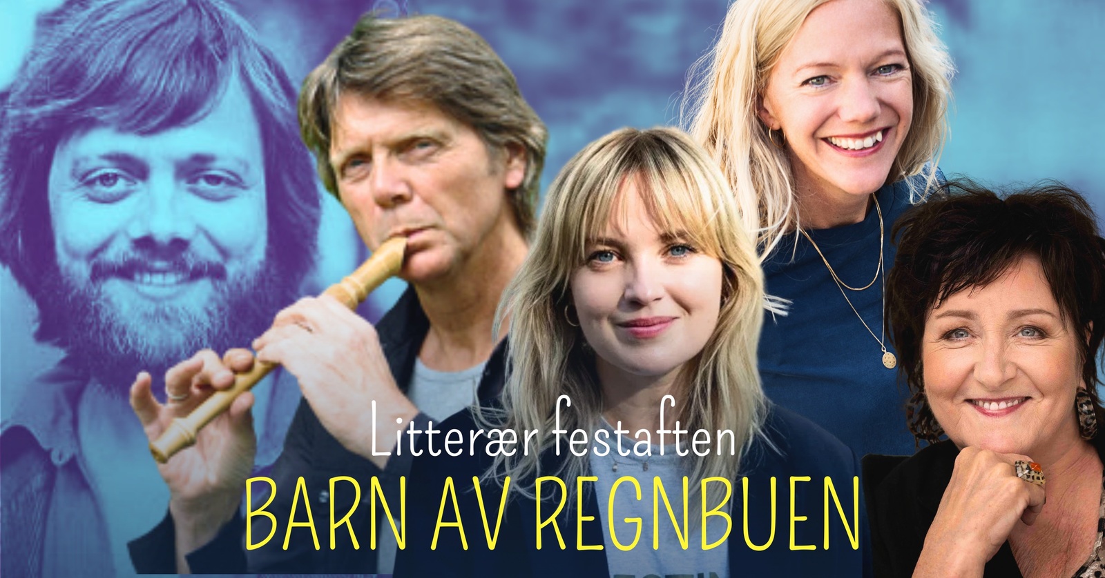 Event image LITTERÆR FESTAFTEN | Barn av regnbuen