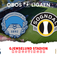 Event image KONGSVINGER - SOGNDAL | OBOS-LIGAEN 2026