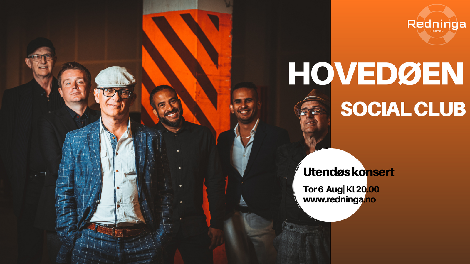 Event image Hovedøen Social Club konsert på Redninga utendørs scene