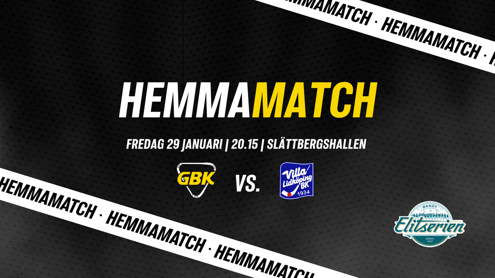 Event image Gripen Trollhättan BK vs Villa Lidköping BK / Elitserien