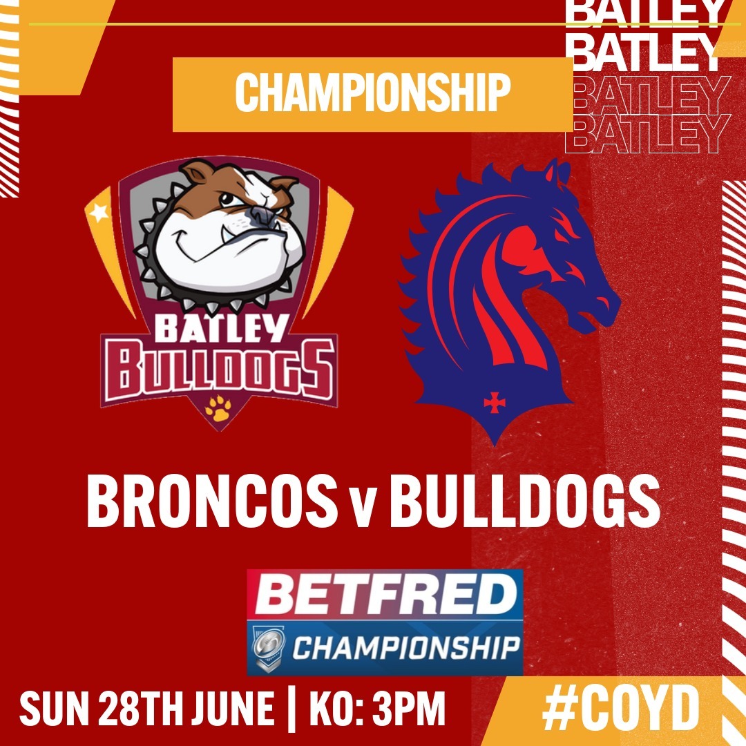 Event image BULLDOGS v BRONCOS 