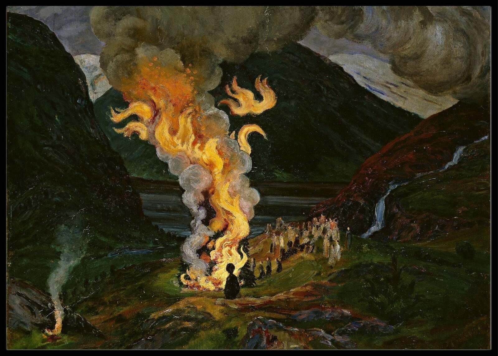 Event image Fakkeltog og fredsbål