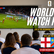 Event image England World Cup Watch Party at Richmond Athletic Ground