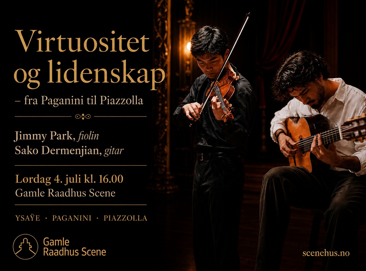 Event image Virtuositet og lidenskap – fra Paganini til Piazzolla