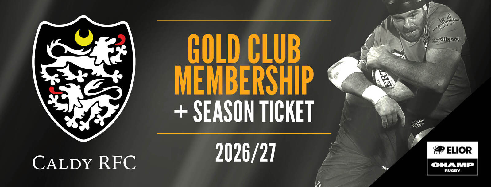 GOLD Membership & Senior Adult Season Ticket 2026/27