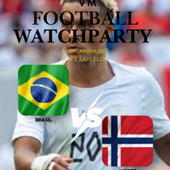 Event image Visning av Norge - Brasil åttendelsfinalen