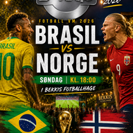 Event image Fotball VM 1/8 finale Brasil vs Norge