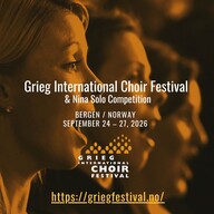 Event image Grieg Internasjonale Korfestival og NINA Solo Competition - for young voices 2026