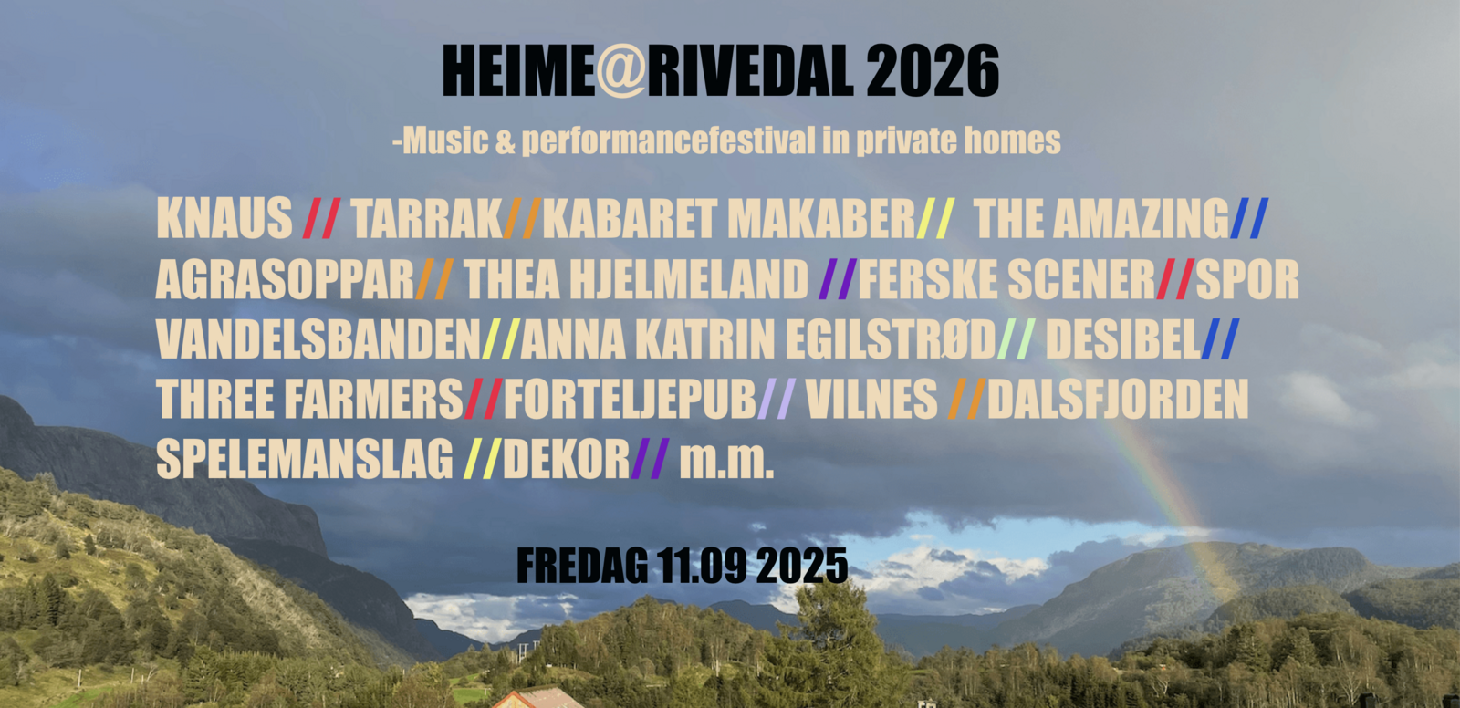 Event image HEIME@RIVEDAL 2026 
