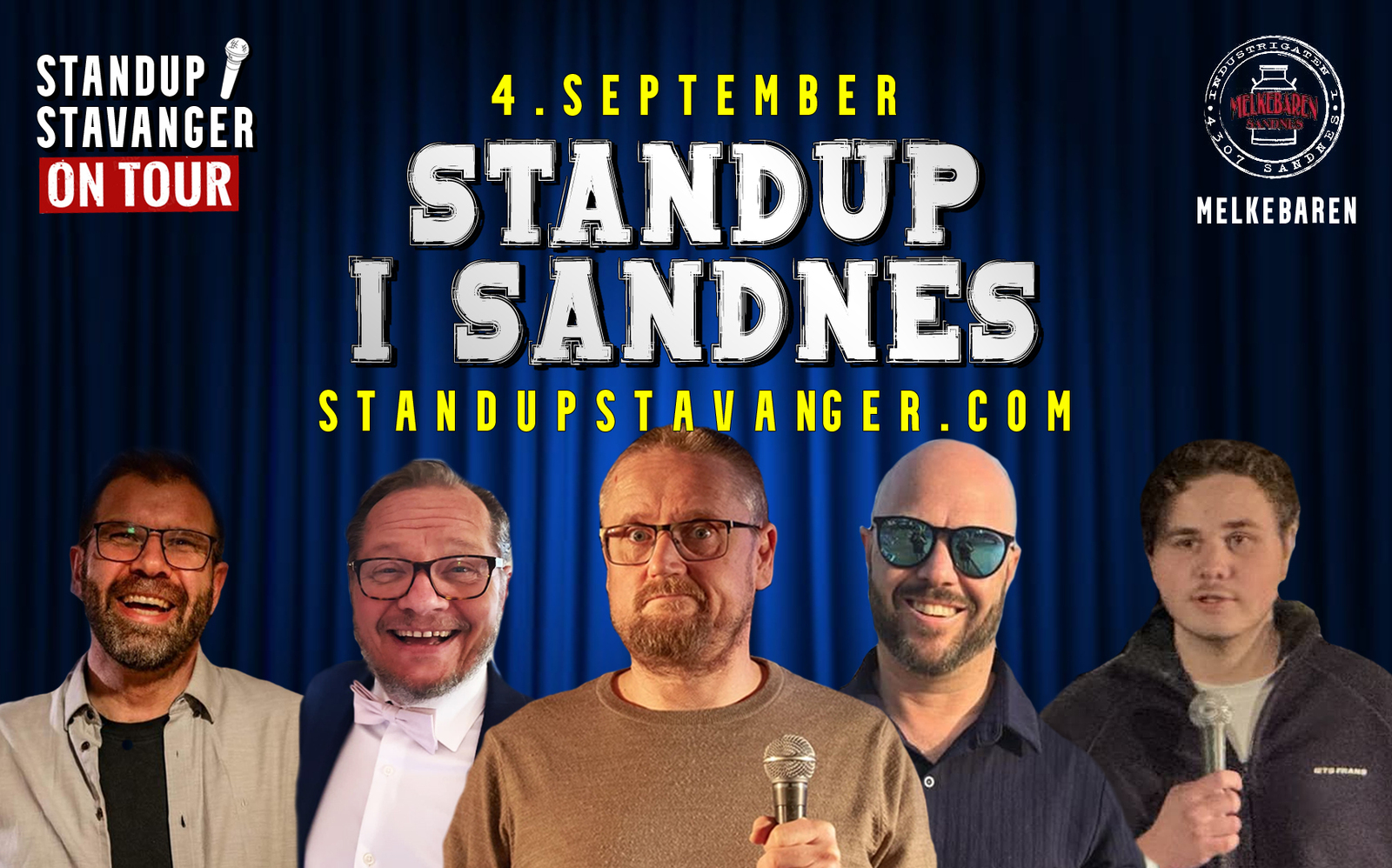Event image Standup på Melkebaren - 4. september