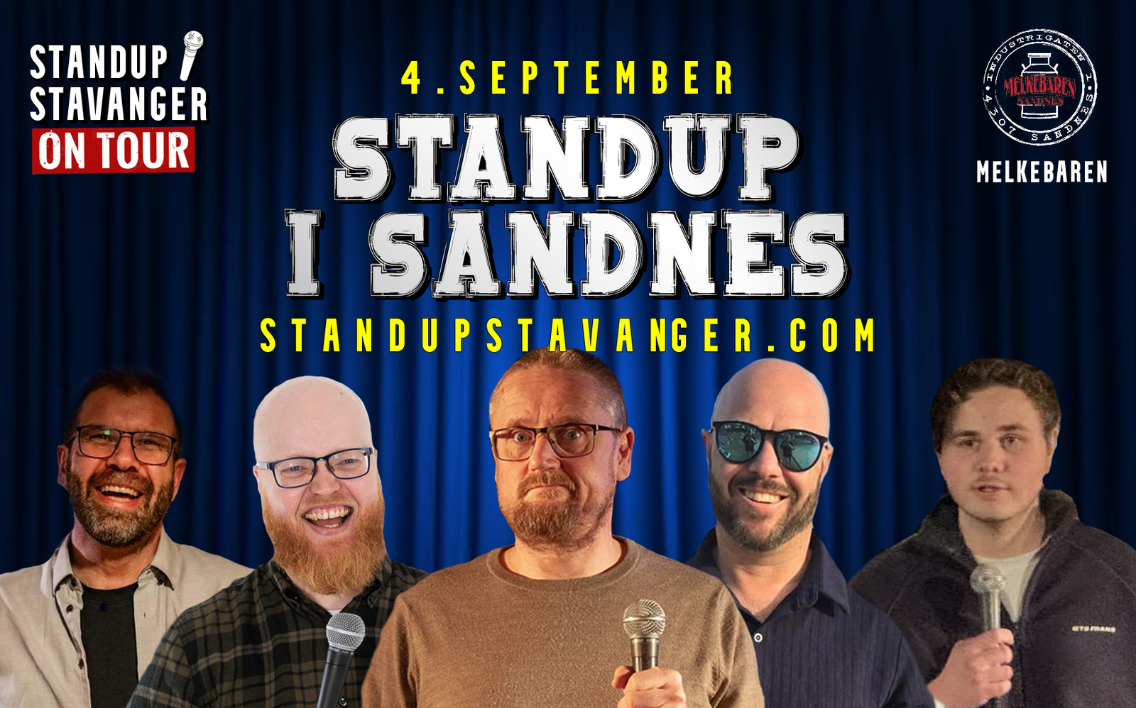 Event image Standup på Melkebaren - 4. september