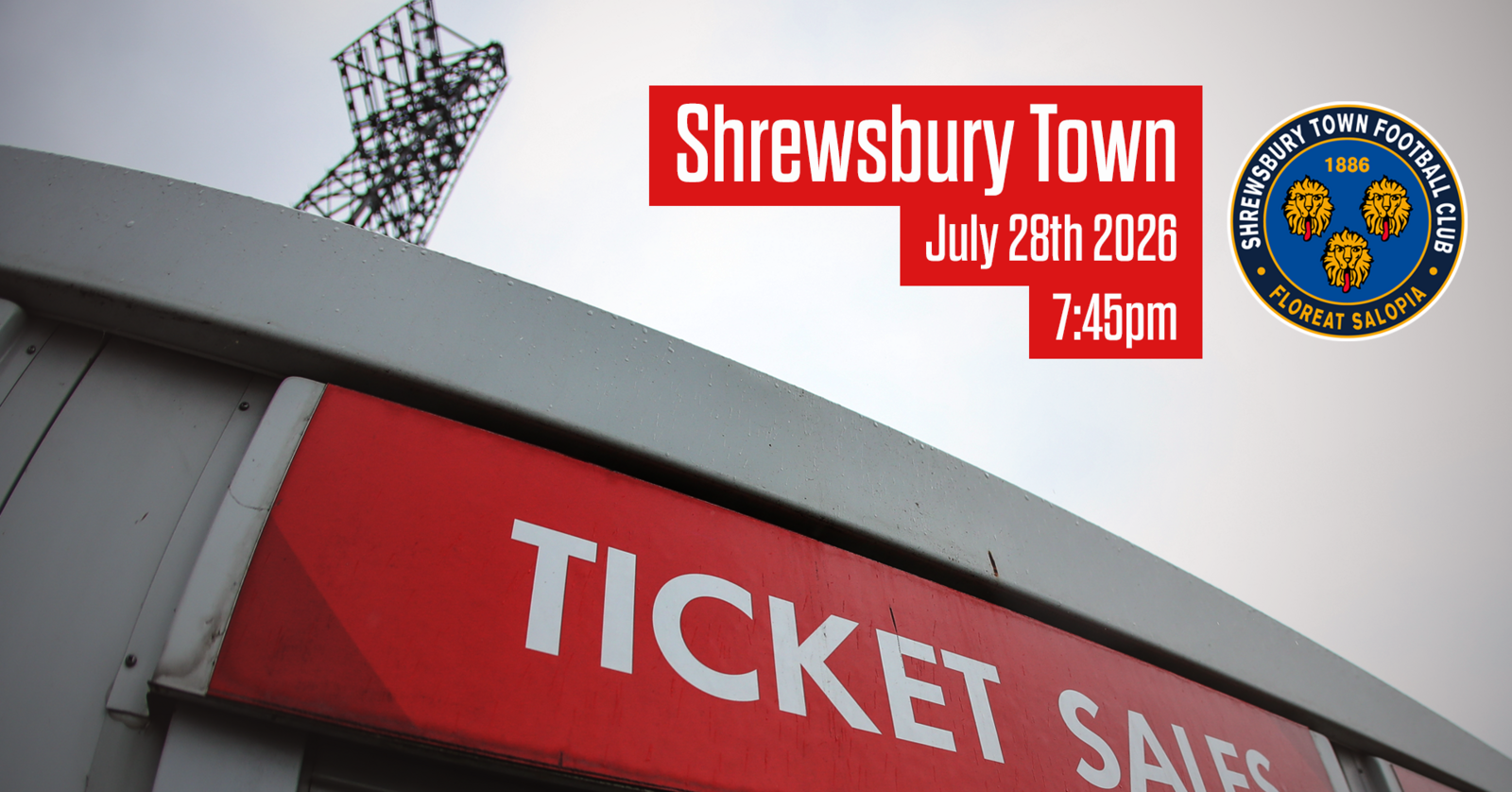 Event image Hereford FC v Shrewsbury Town (Home Supporters)