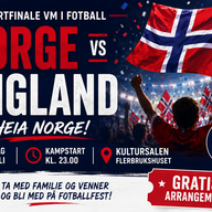 Event image Norge - England i Kultursalen - Vardø kommune