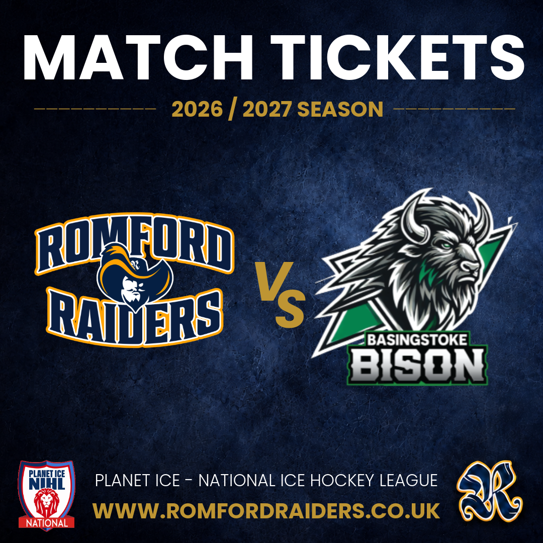 Event image Romford Raiders Ice Hockey vs Basingstoke Bison - Sunday 27.9.2026