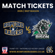 Event image Romford Raiders Ice Hockey vs Basingstoke Bison - Sunday 27.9.2026